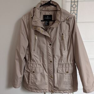 London Fog Women's Beige Utility Jacket